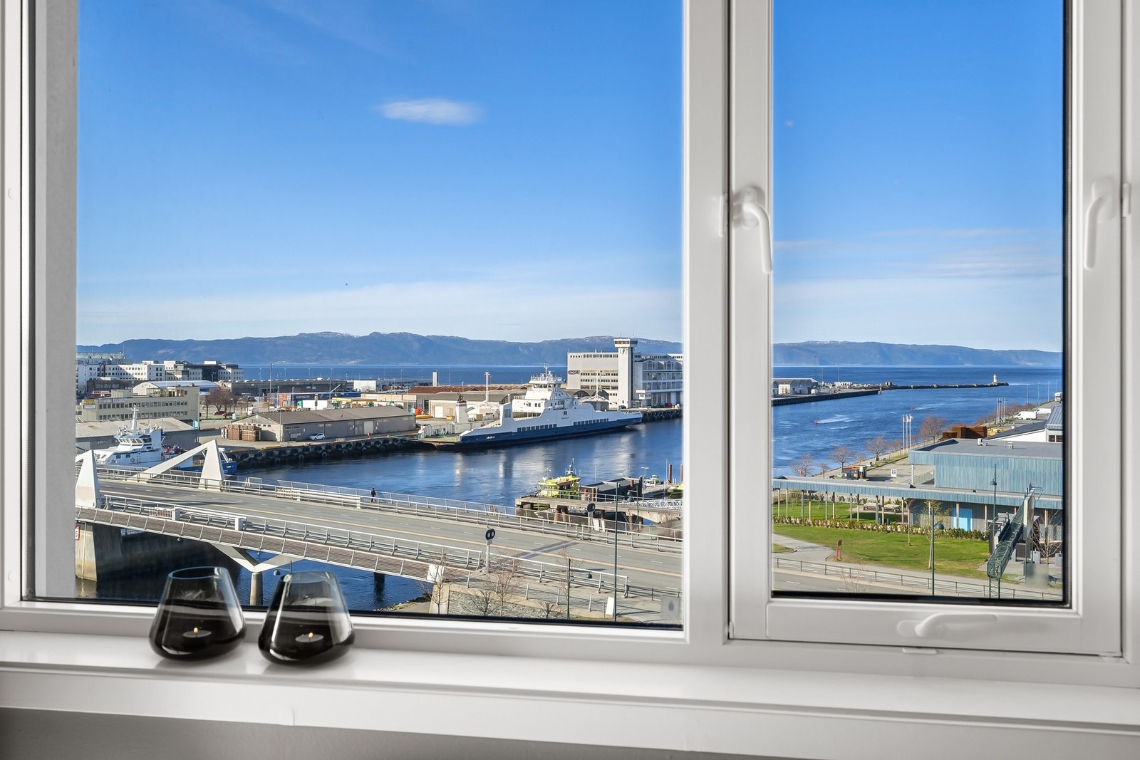 Utsikten fra spisesonen. Galleribilde