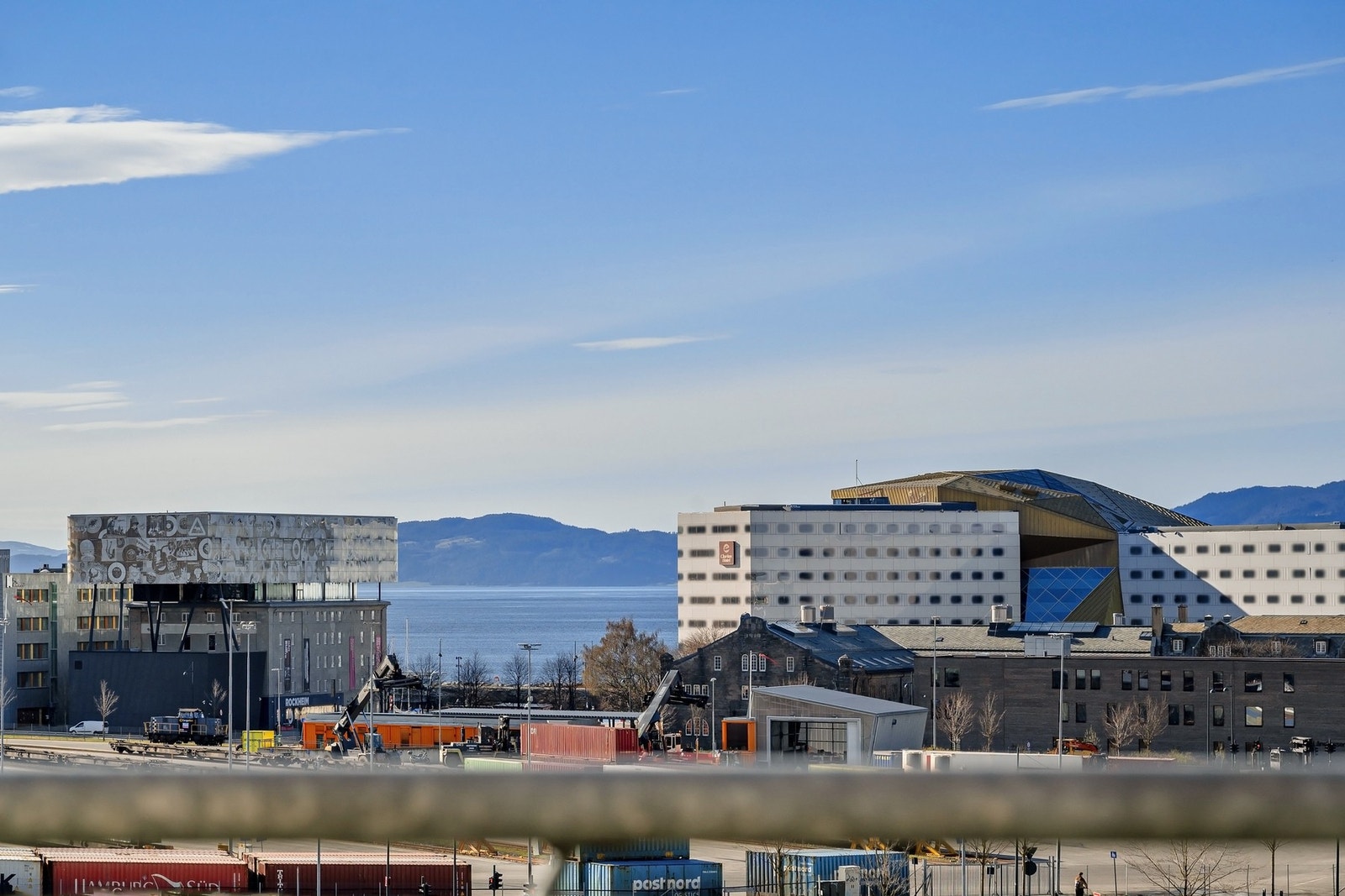 Utsiktsbilde fra balkongen. Galleribilde