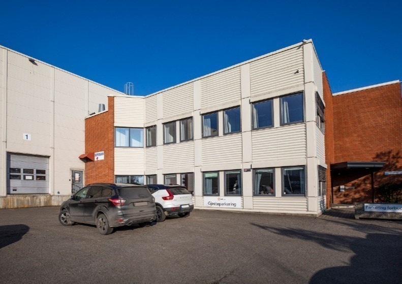 Inngangparti kontordel Galleribilde