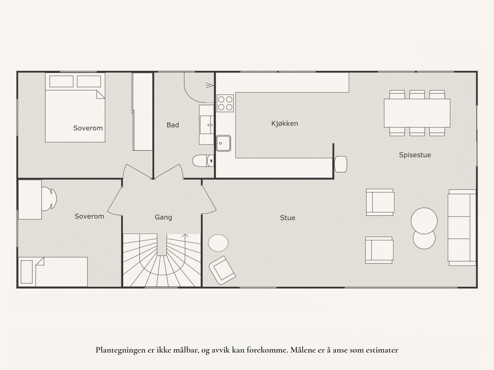 Planløsning 2. etg Galleribilde
