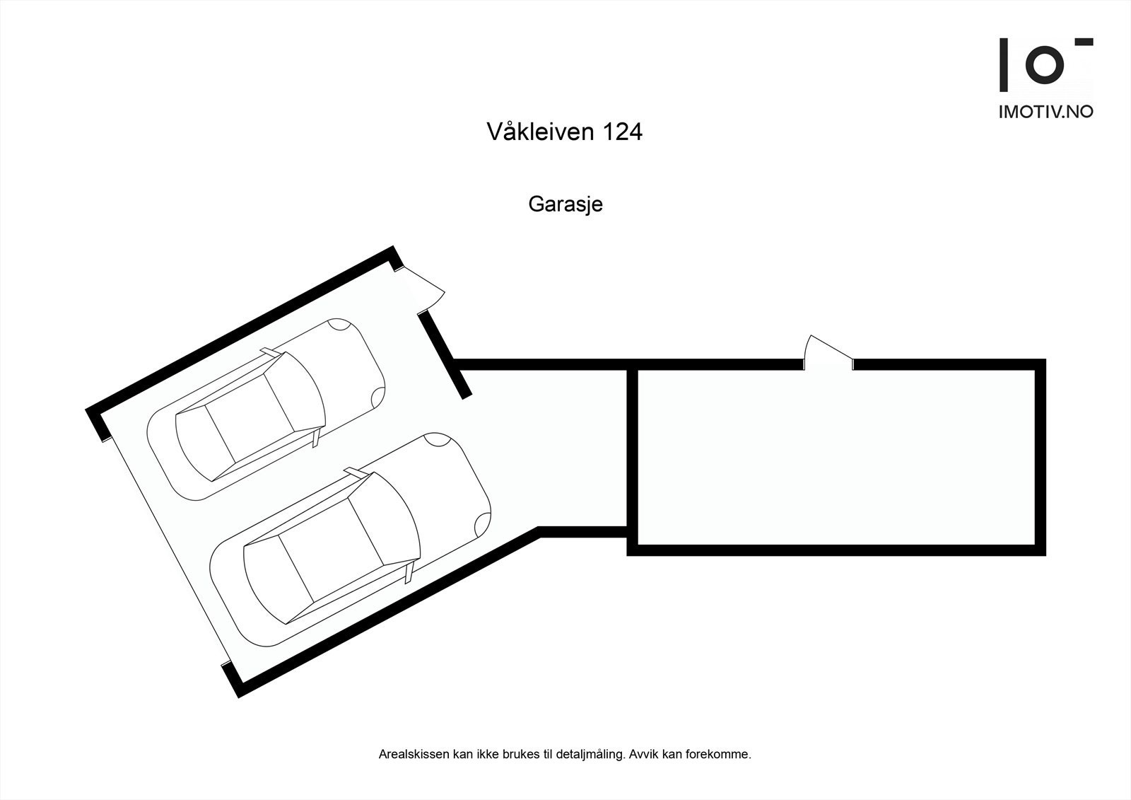 Plantegning garasje og bod Galleribilde