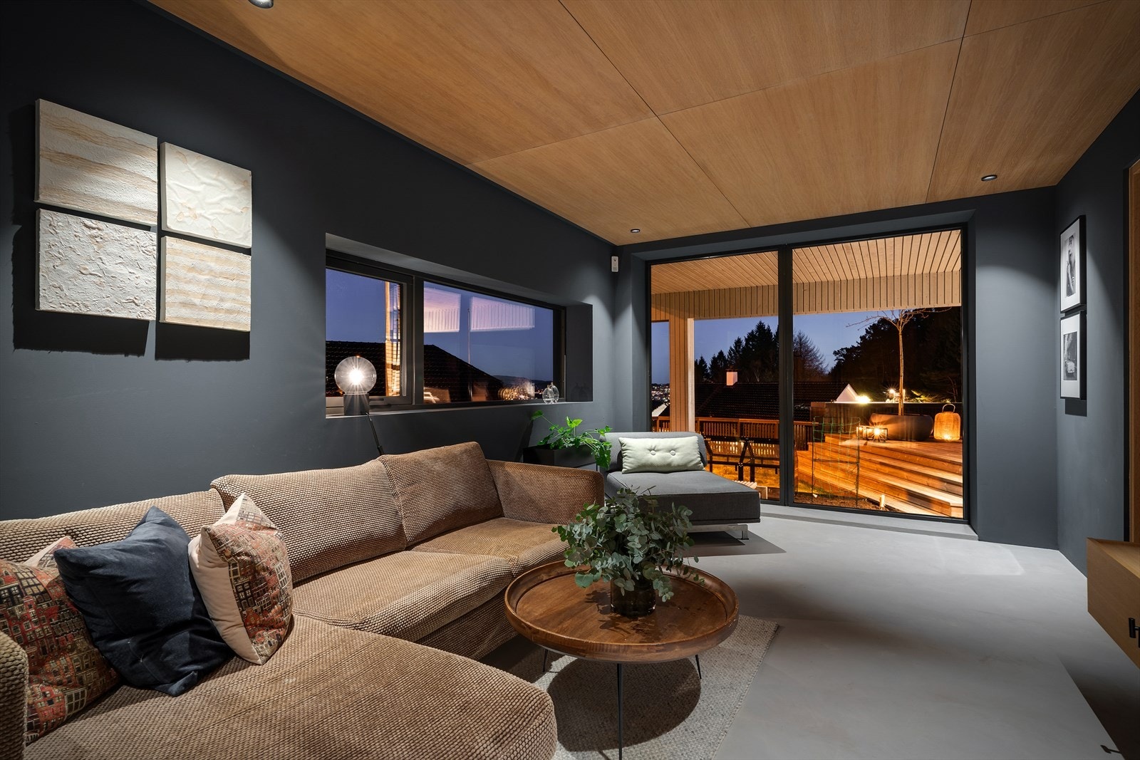 Her kan du nyte avslappende kvelder med familien eller underholde gjester Galleribilde