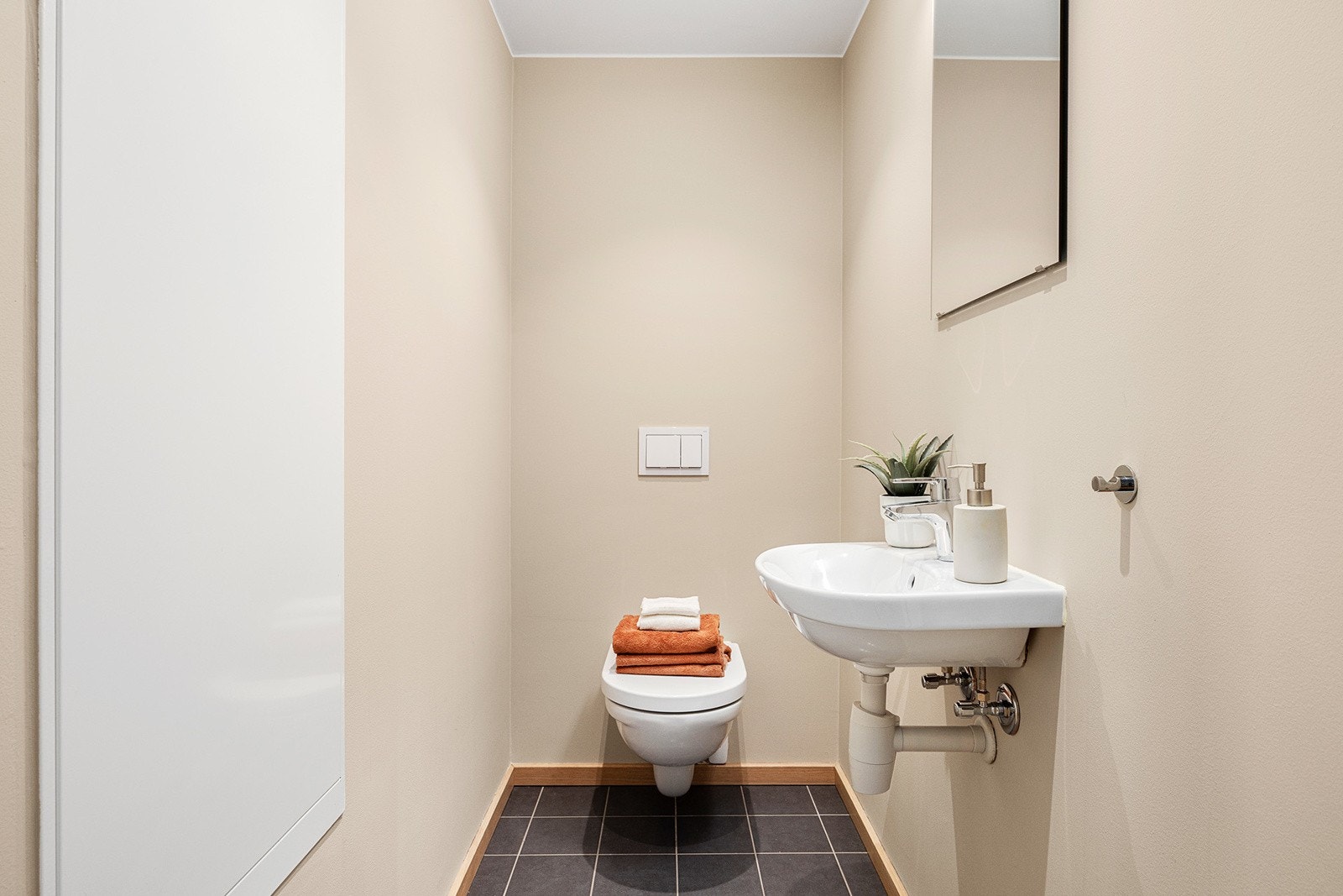 Seperat WC ved entréen. Galleribilde