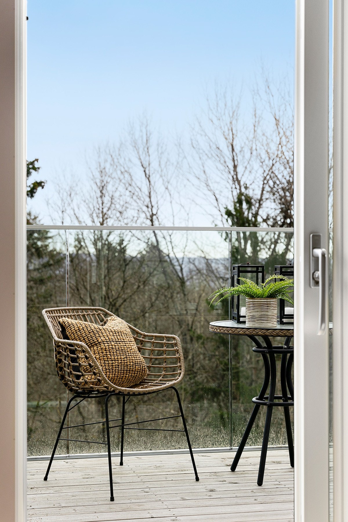 Fra hovedsoverommet er det utgang til en østvendt balkong med morgensol på 7 kvm. Galleribilde