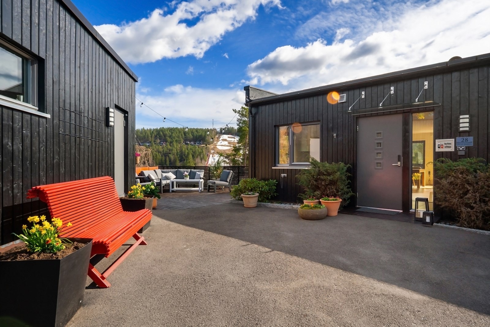Hyggelig inngangspart Galleribilde