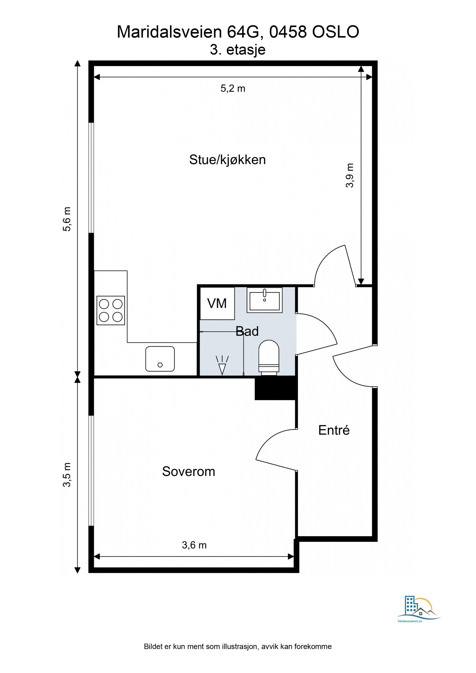 - Plantegning. Disponibel loftsbod med gulvareal på ca.4kvm samt en kjellerbod på ca. 6kvm - Galleribilde