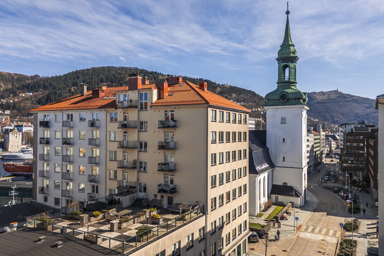 - Her er det godt med plass, og fine solforhold på ettermiddagen - Galleribilde