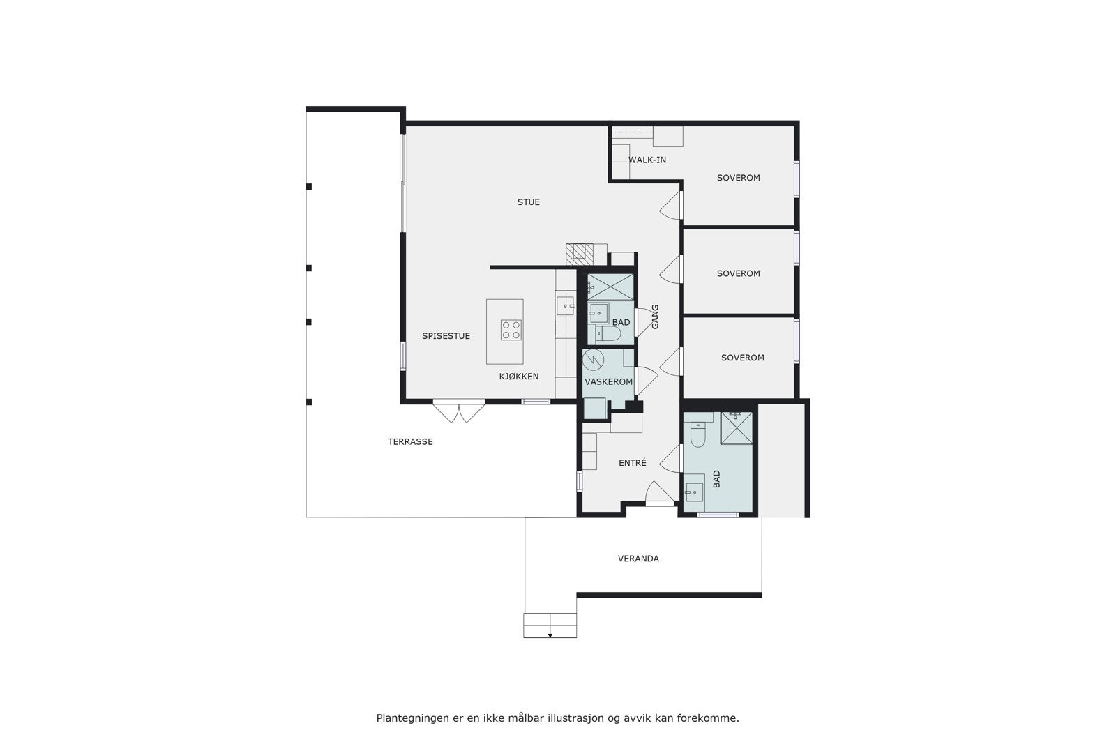 Plantegning Galleribilde