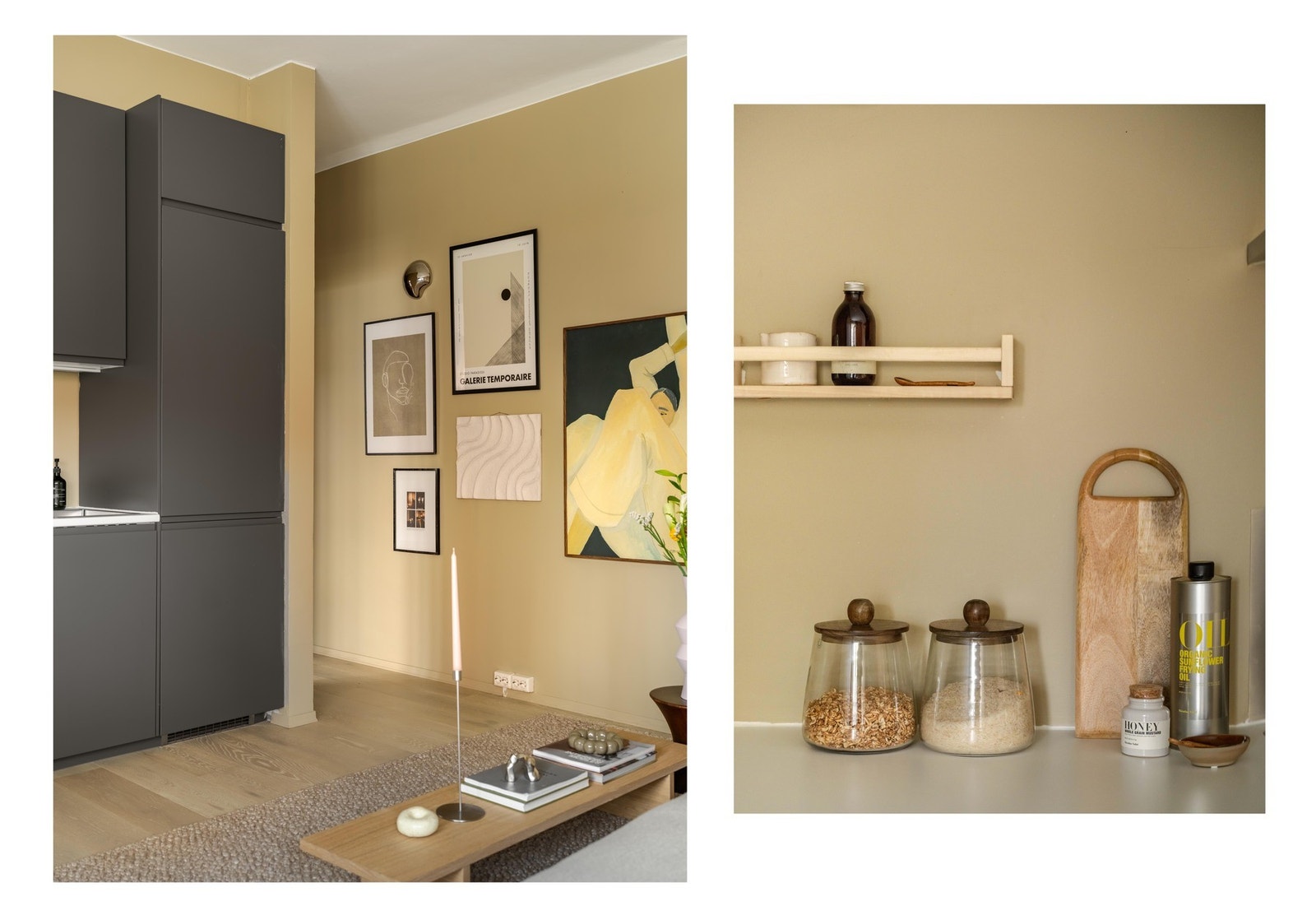 Fra stuen går vi videre inn mot gangen og soverommet. Galleribilde