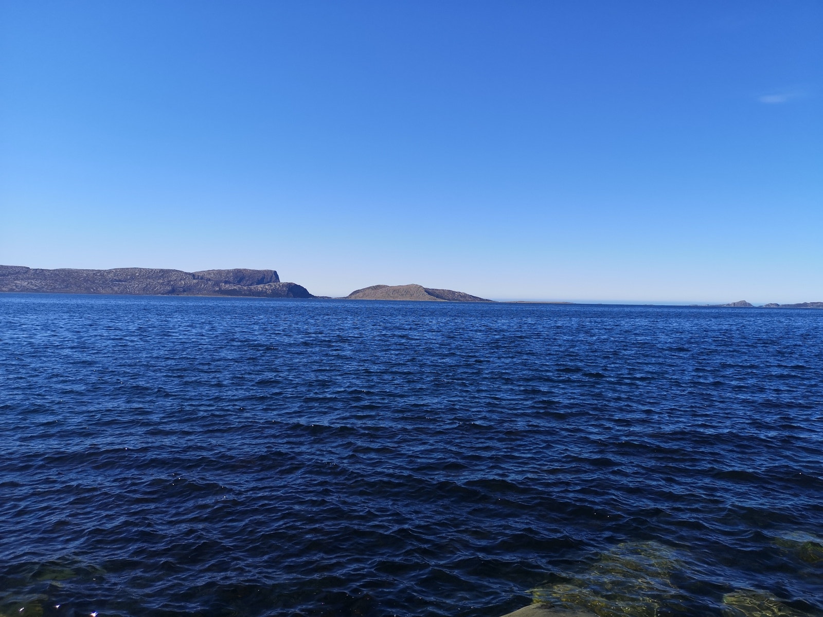 Utsikt fra tomten mot Hovden Galleribilde