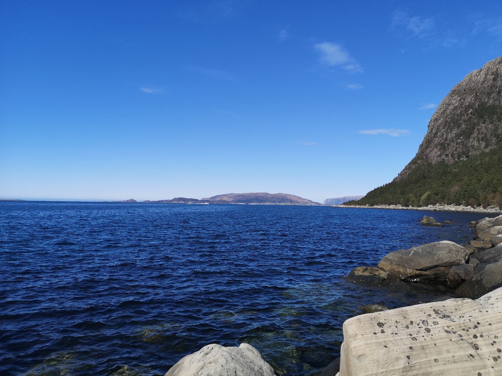 Utsikt fra tomten mot Kalvåg Galleribilde