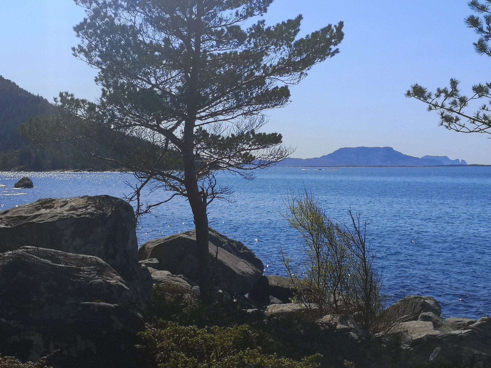 Utsikt fra tomten mot Florø, Kinn og øyene i øst Galleribilde