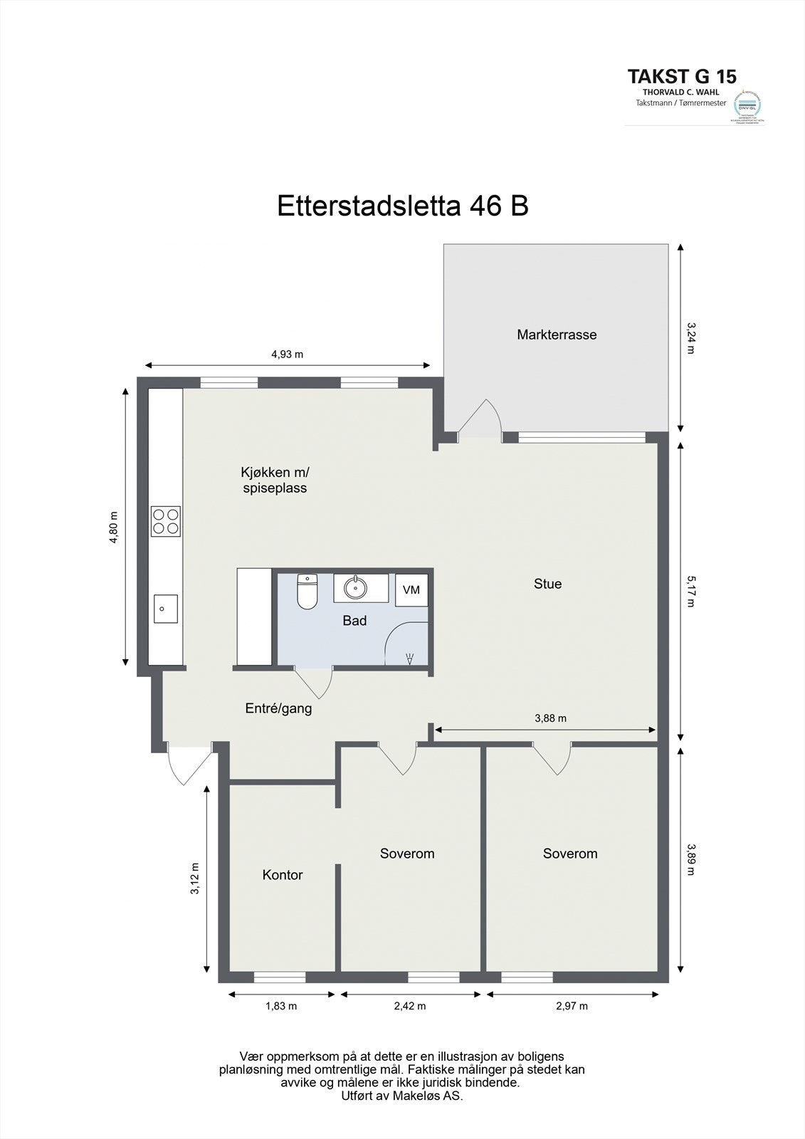 Plantegning Galleribilde