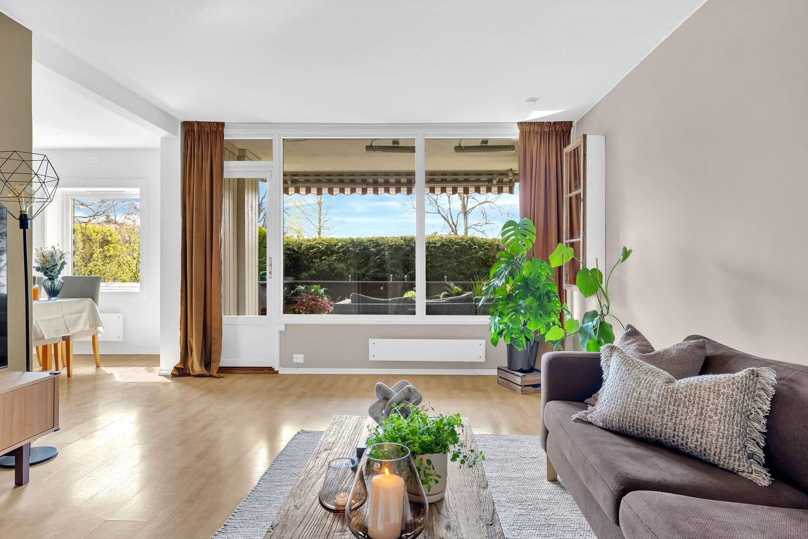 Gjennomgående leilighet med godt lysinnslipp. Galleribilde