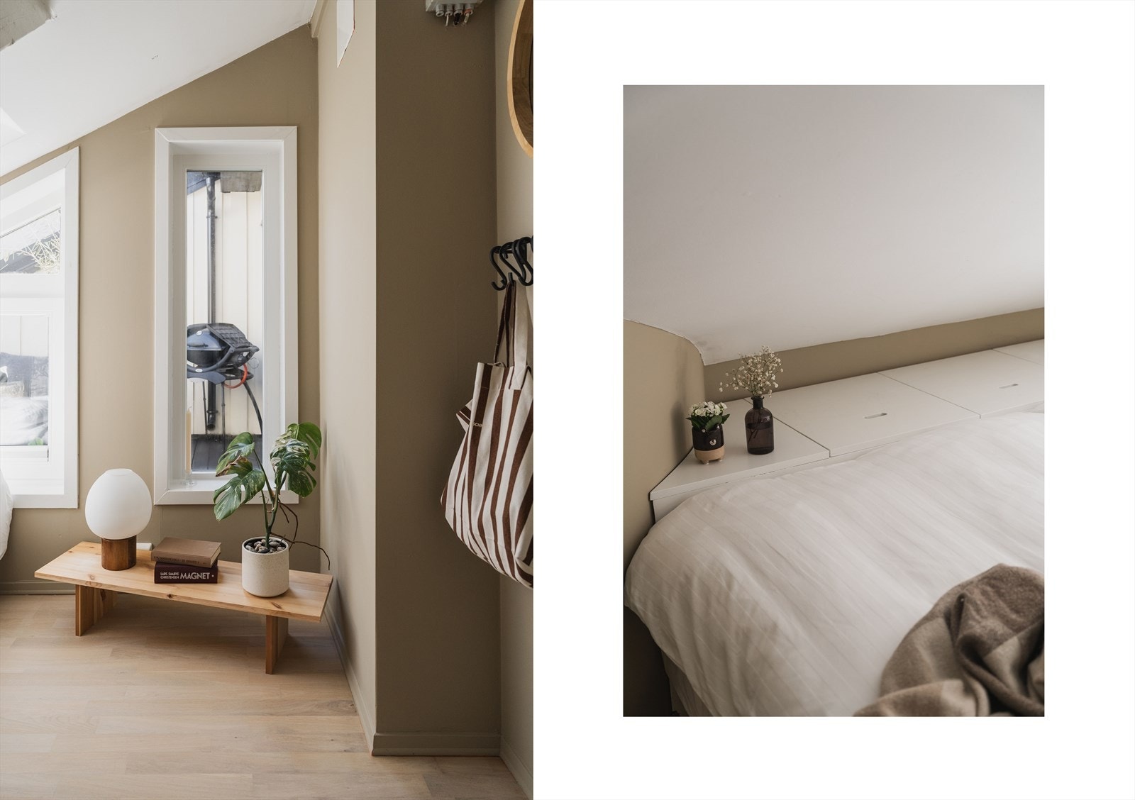 God plass til kontorløsning ved sengen Galleribilde