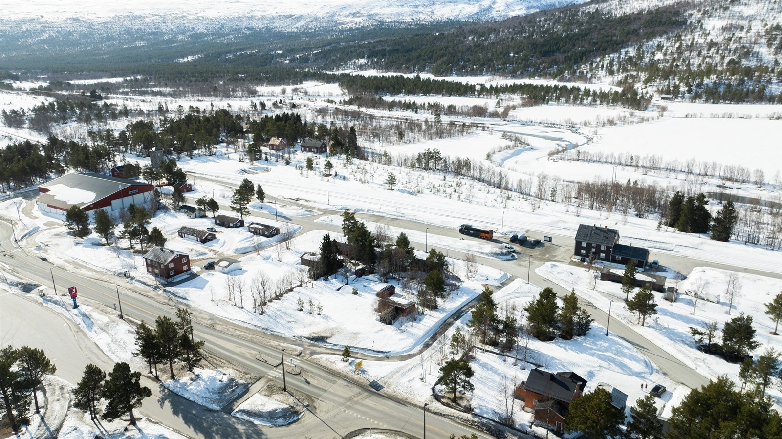 Dronefoto Galleribilde