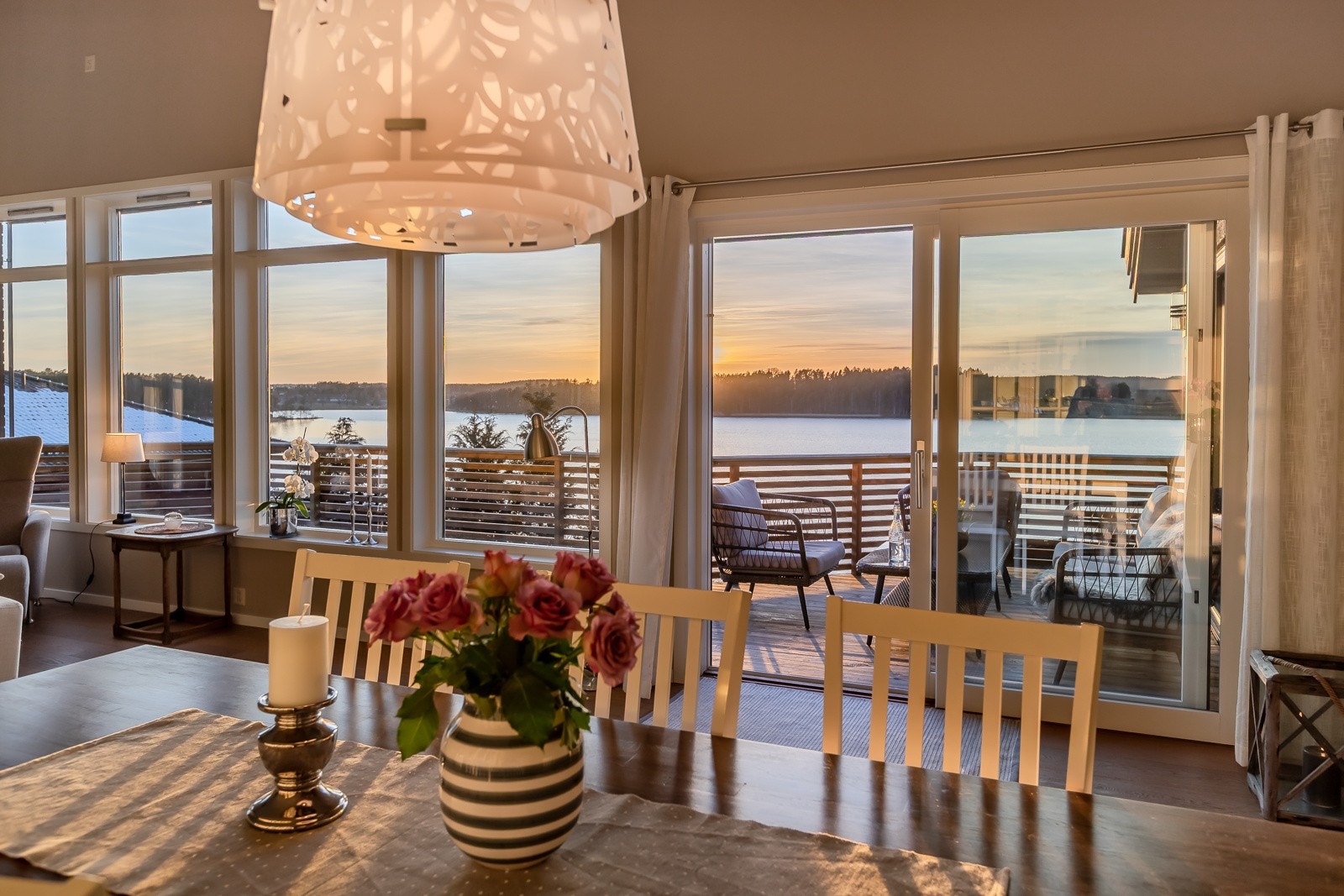 Ikke den verste utsikten å ha til middag? Galleribilde