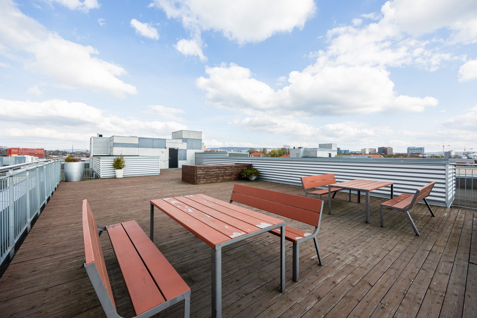 Felles takterrasse. Galleribilde