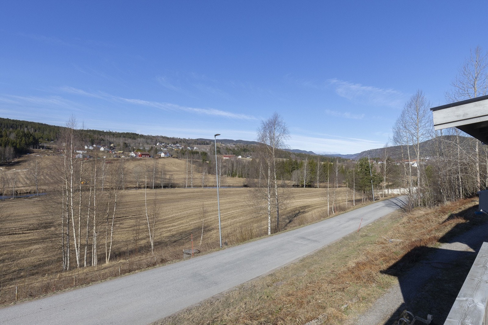 Utsikt mot Siljan sentrum. Galleribilde