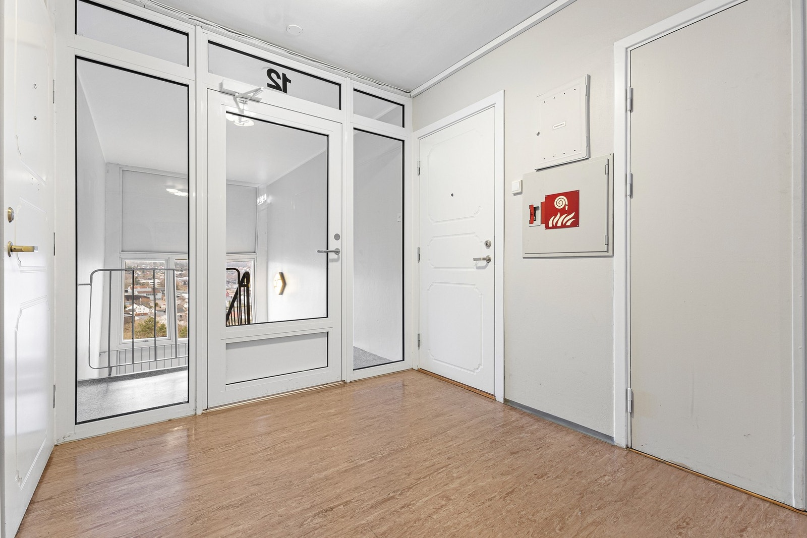 Det går heis het opp til leiligheten Galleribilde