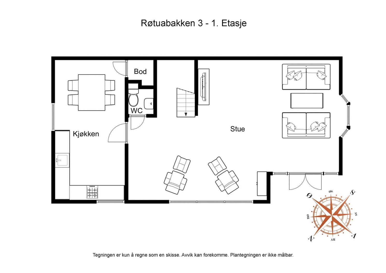 Plantegning Hovedetasje Galleribilde