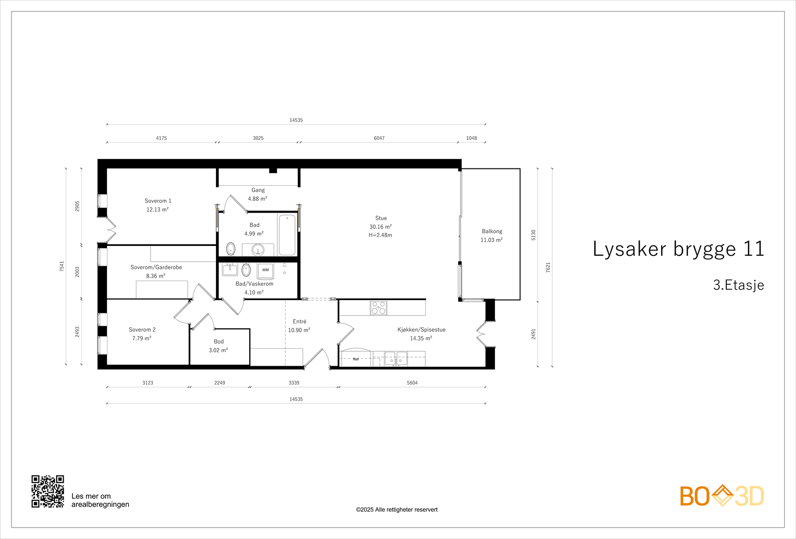 Plantegning Galleribilde