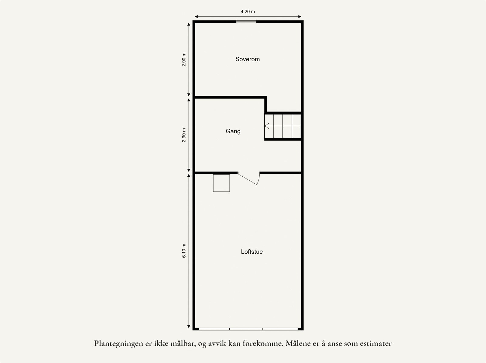 Plantegning loft. Galleribilde