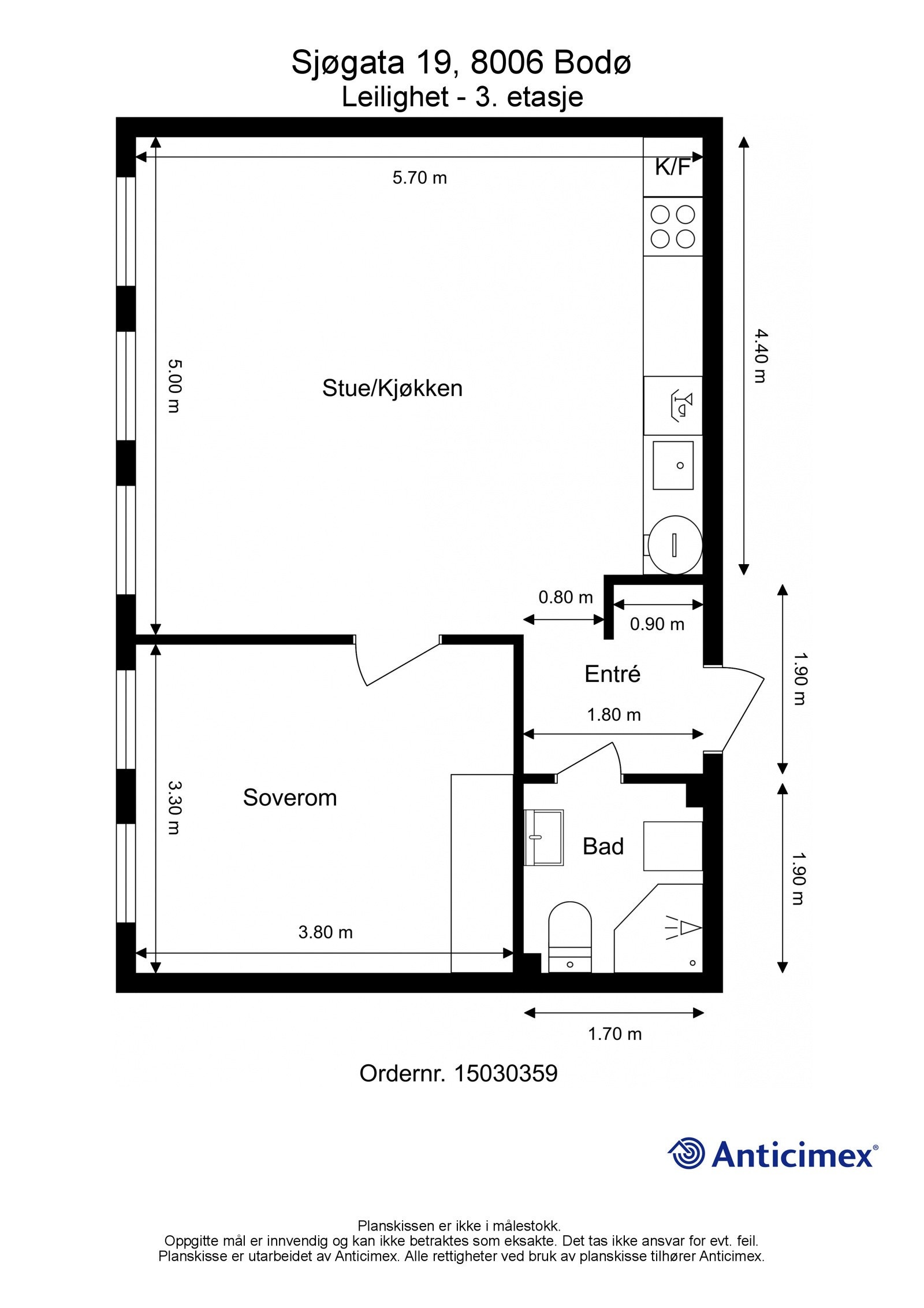 Planskisse Galleribilde