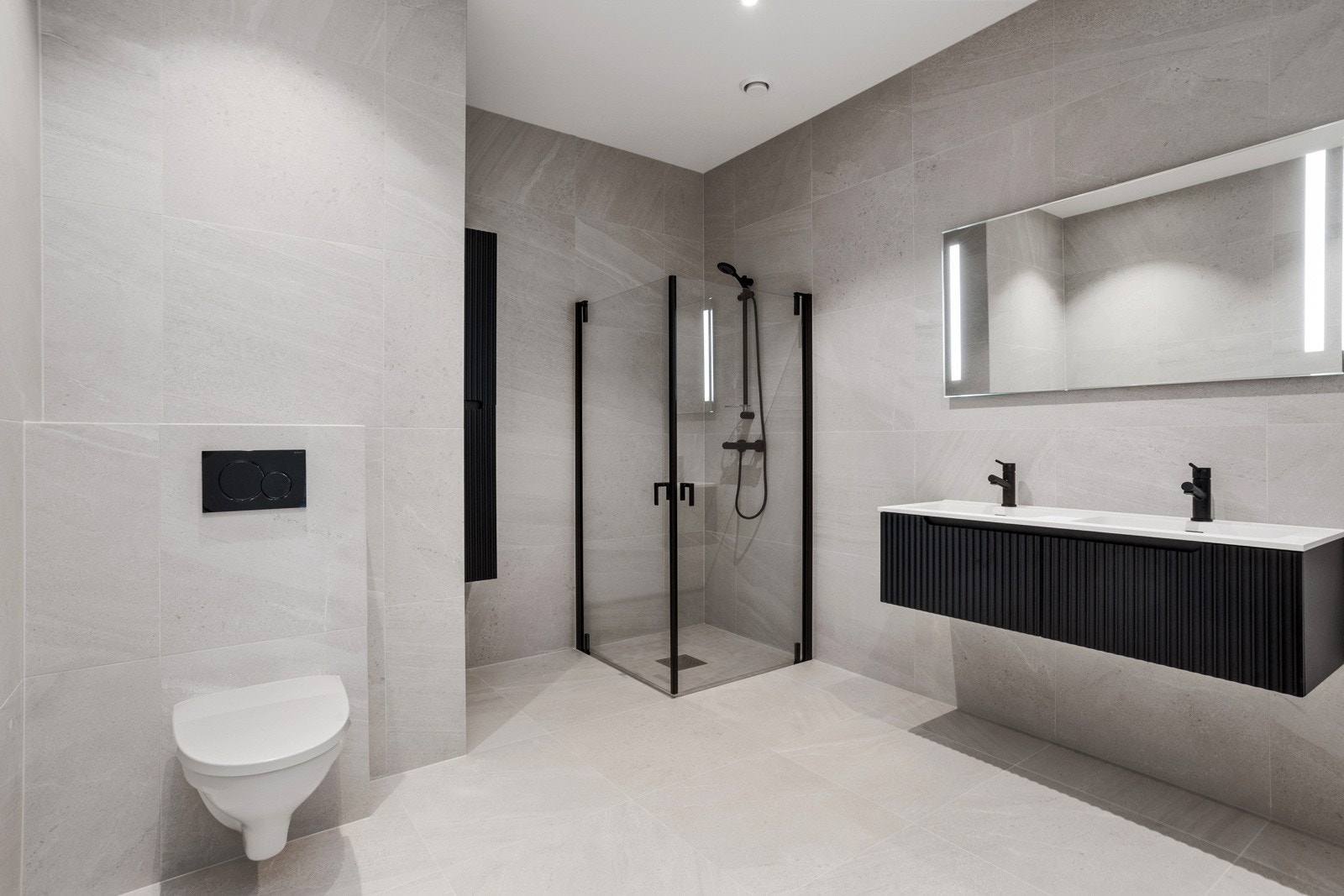 Lekkert og moderne bad. Galleribilde