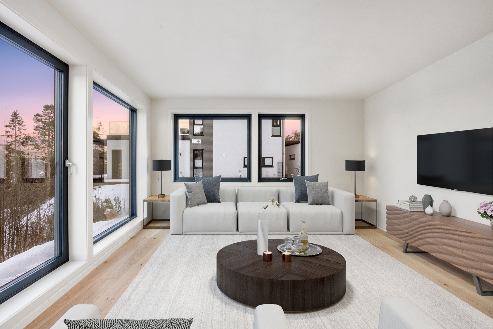 TV stue/Soverom. Galleribilde