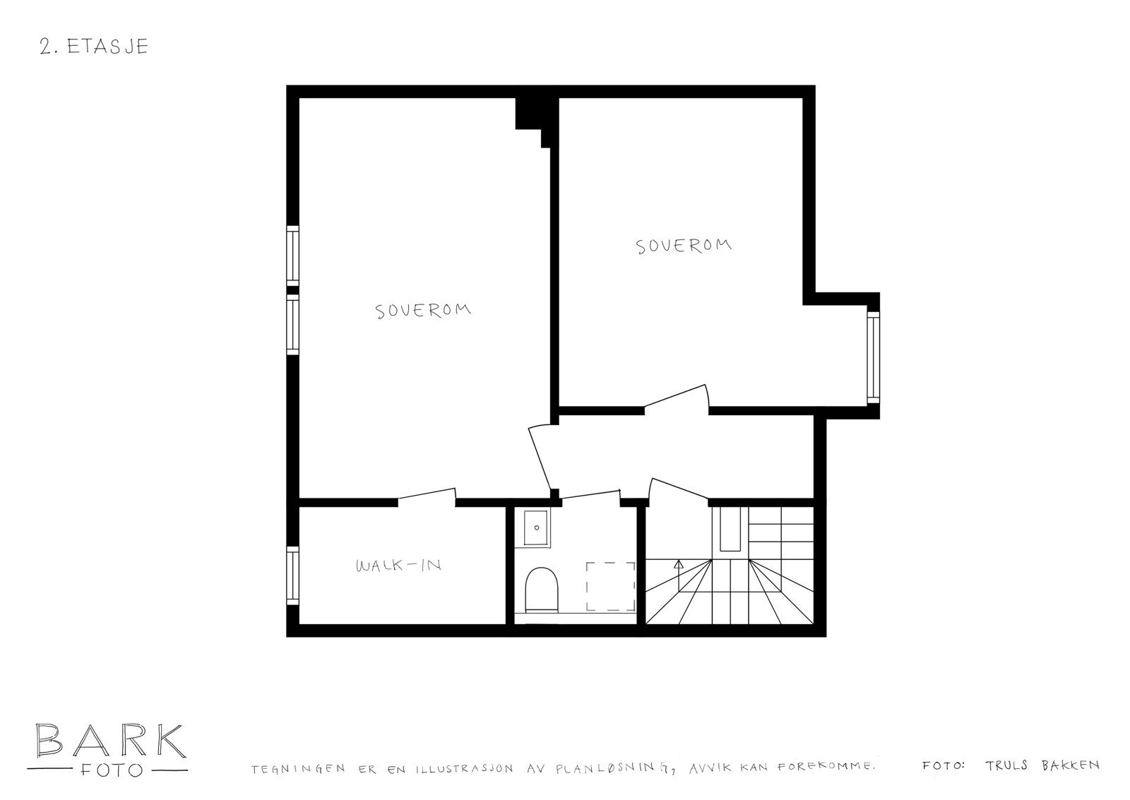 Planskisse 2.etasje Galleribilde