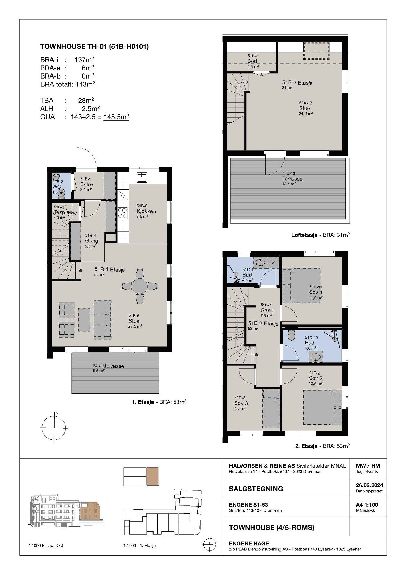 Plantegning. Galleribilde