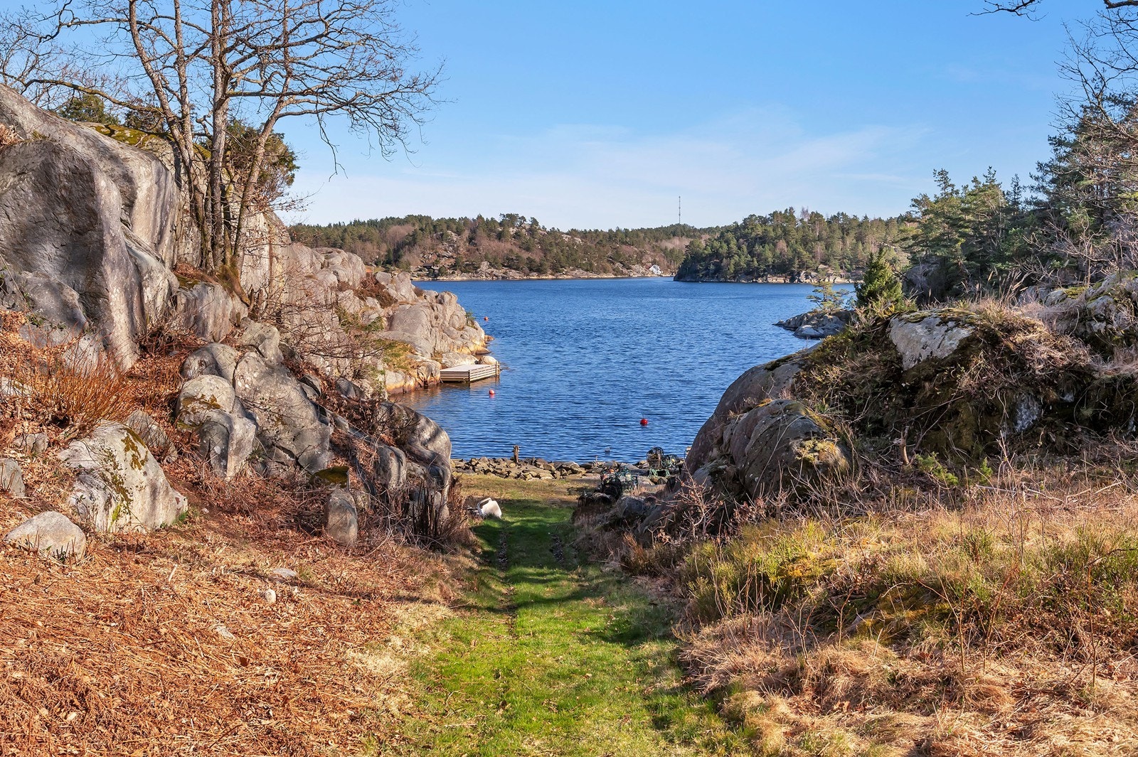 Sti ned til vannet Galleribilde