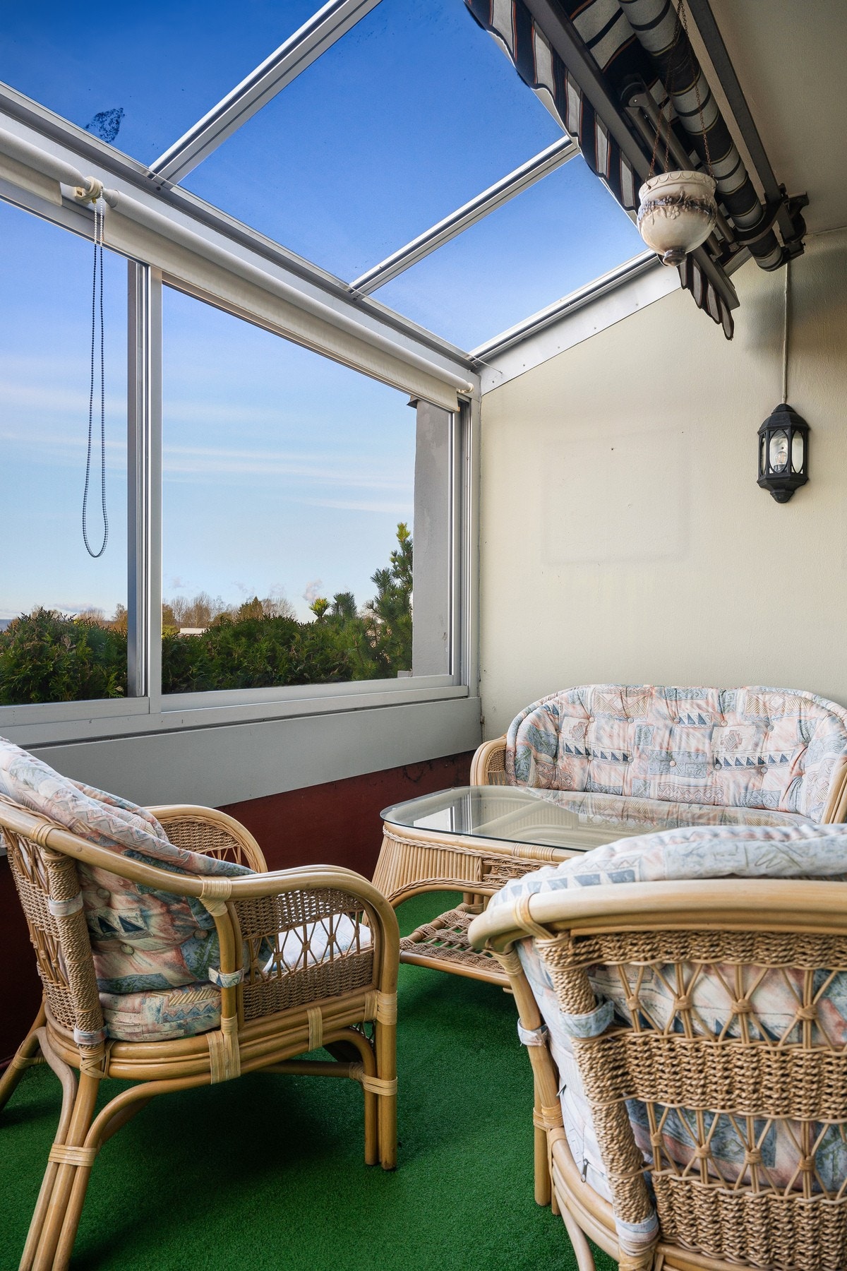 Vestvendt, innglasset terrasse på 11 kvm Galleribilde