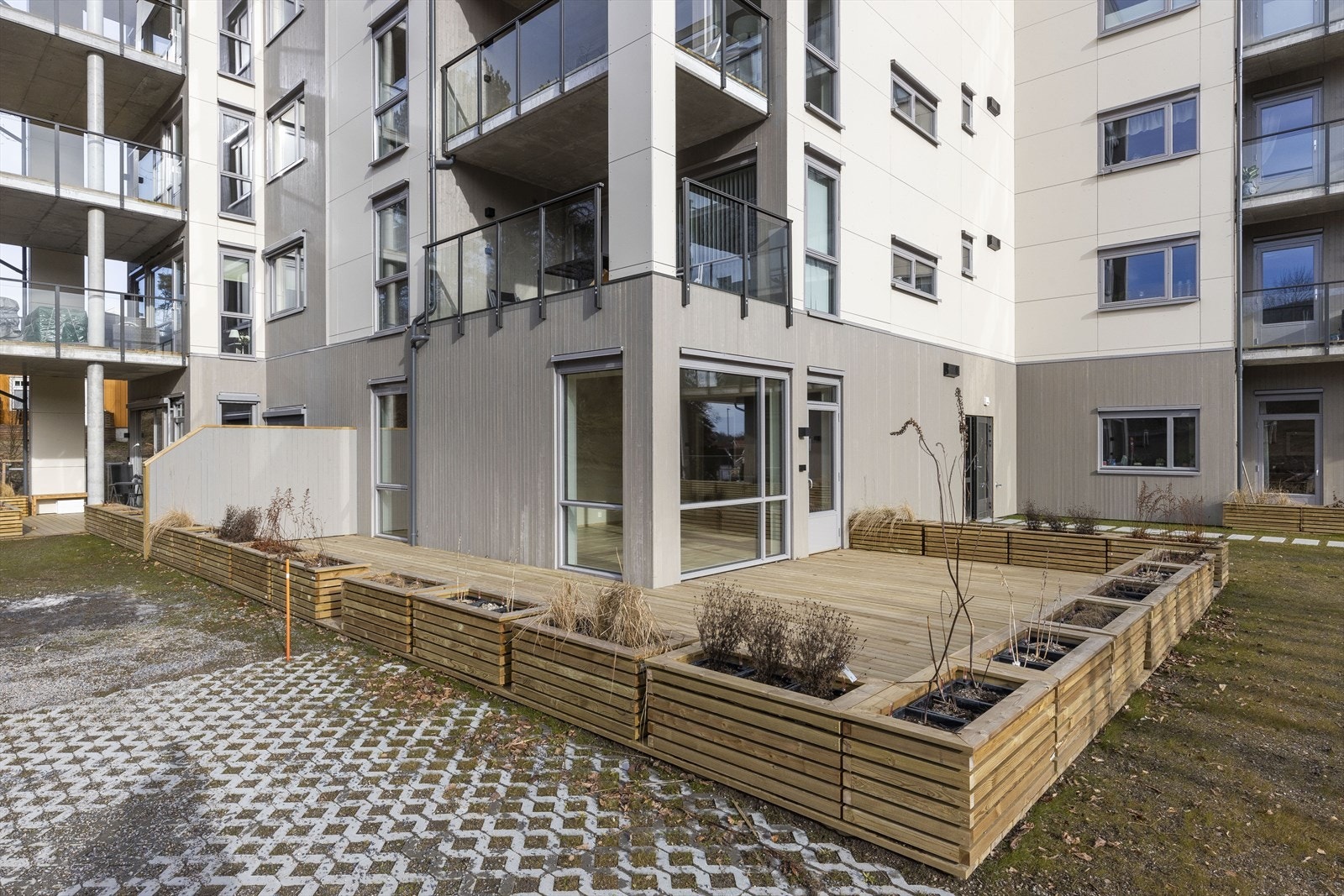 Det er også mulighet for å sette opp ekstra skjerming i regi av selger om ønskelig. Galleribilde