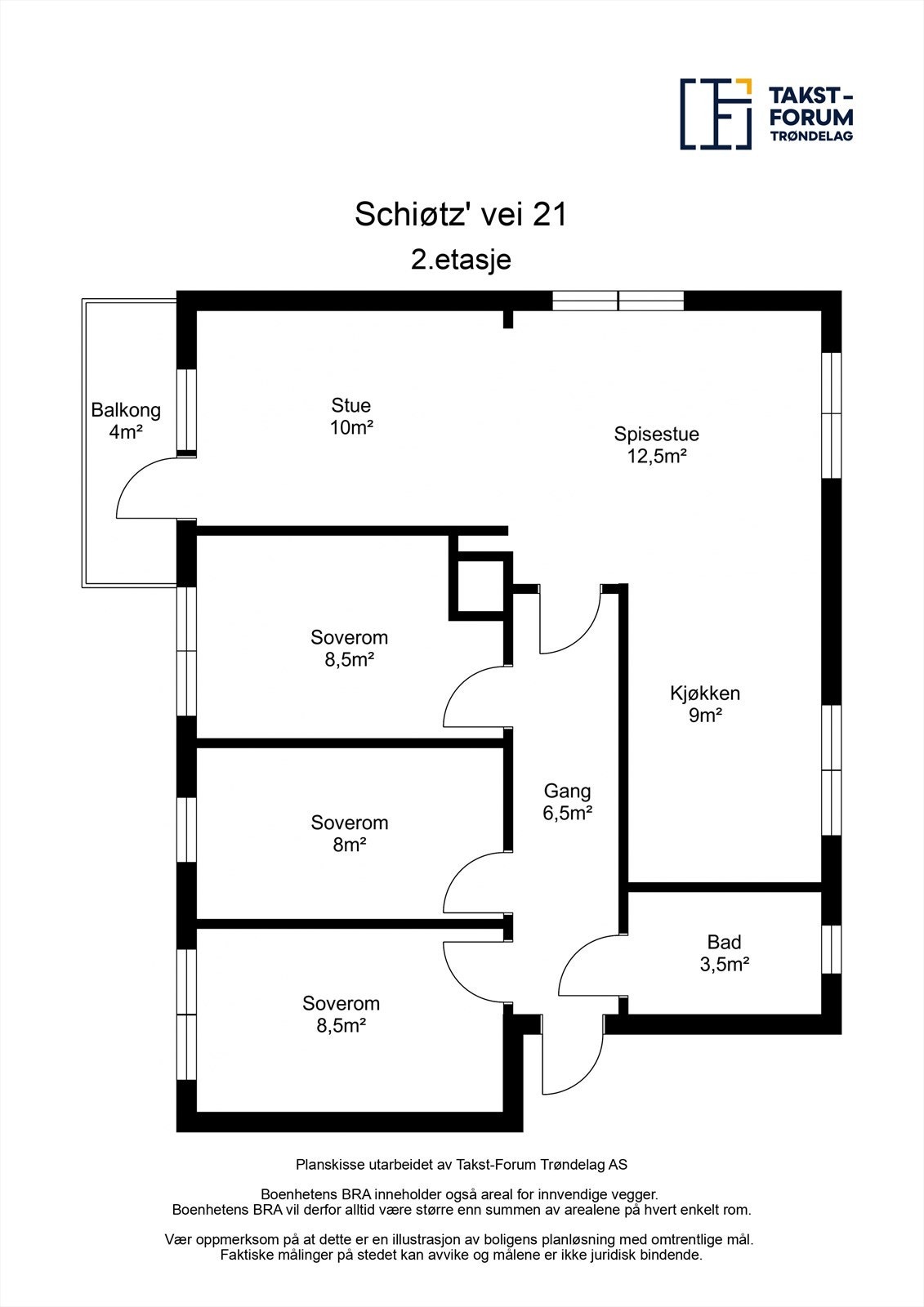 Plantegning Galleribilde