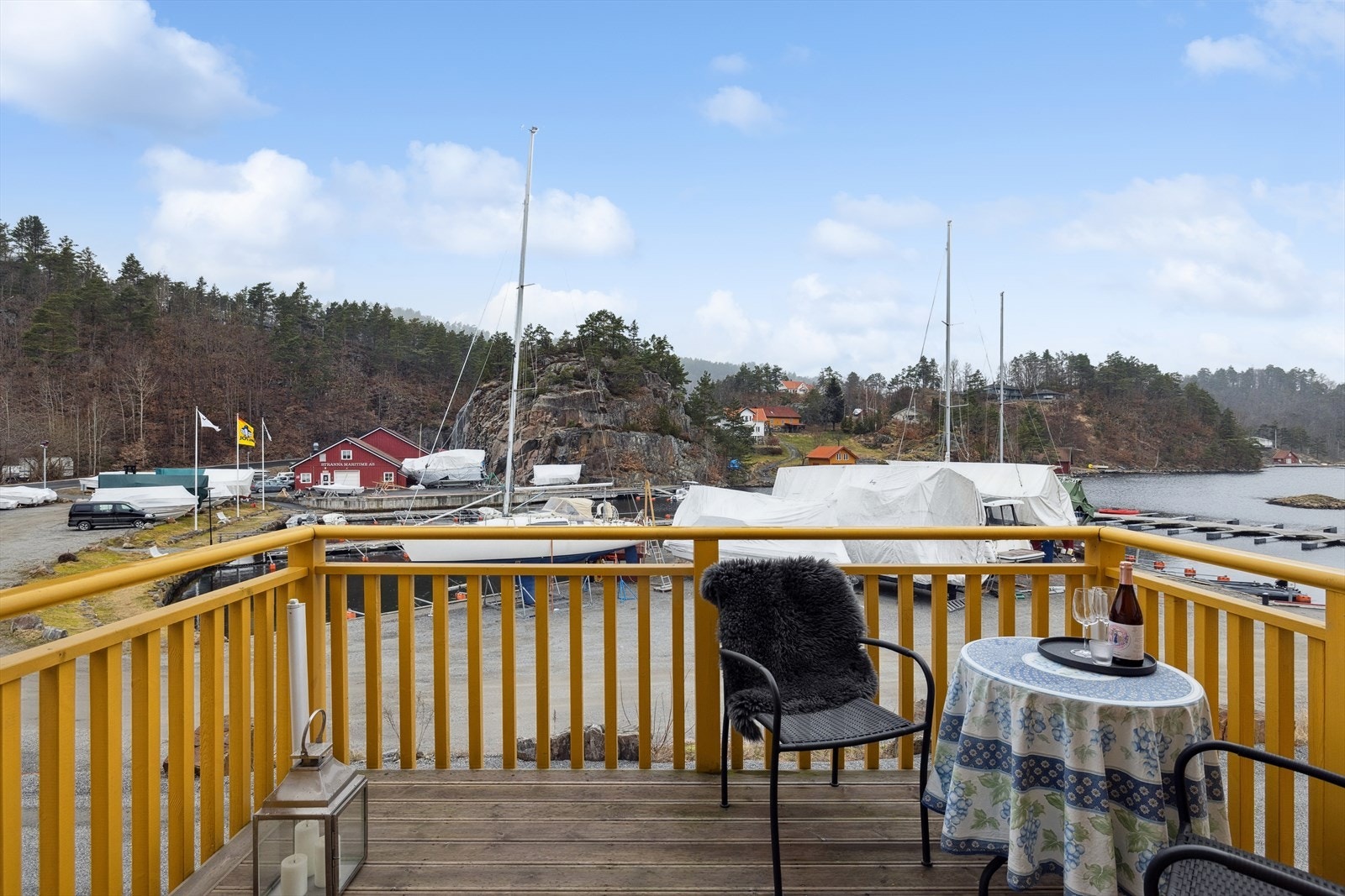 Maritimt og herlig område. Galleribilde