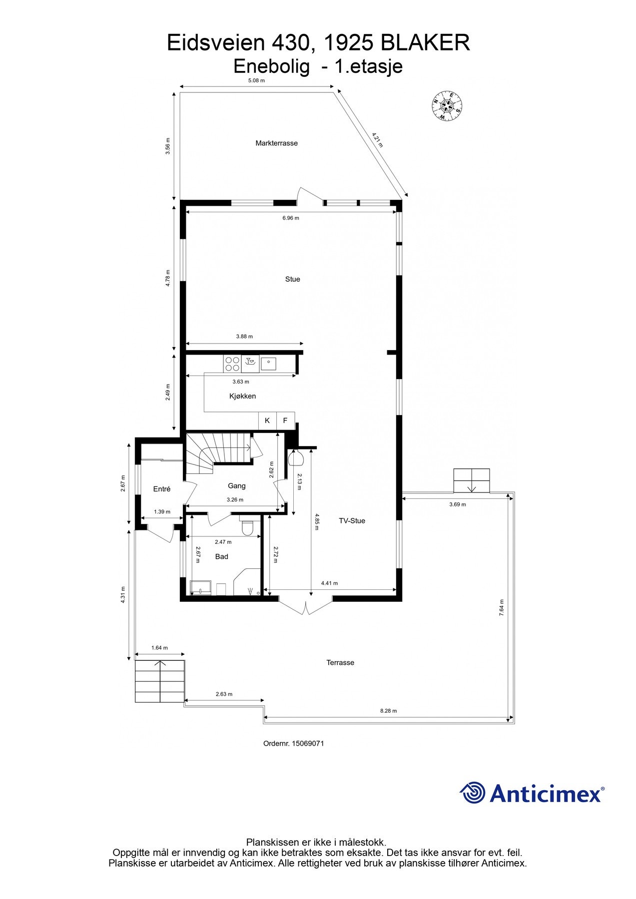 Planskisse. Galleribilde