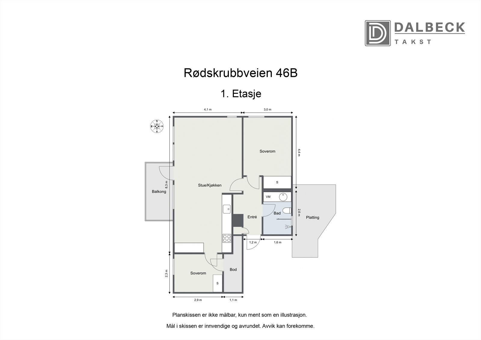 Plantegning Galleribilde
