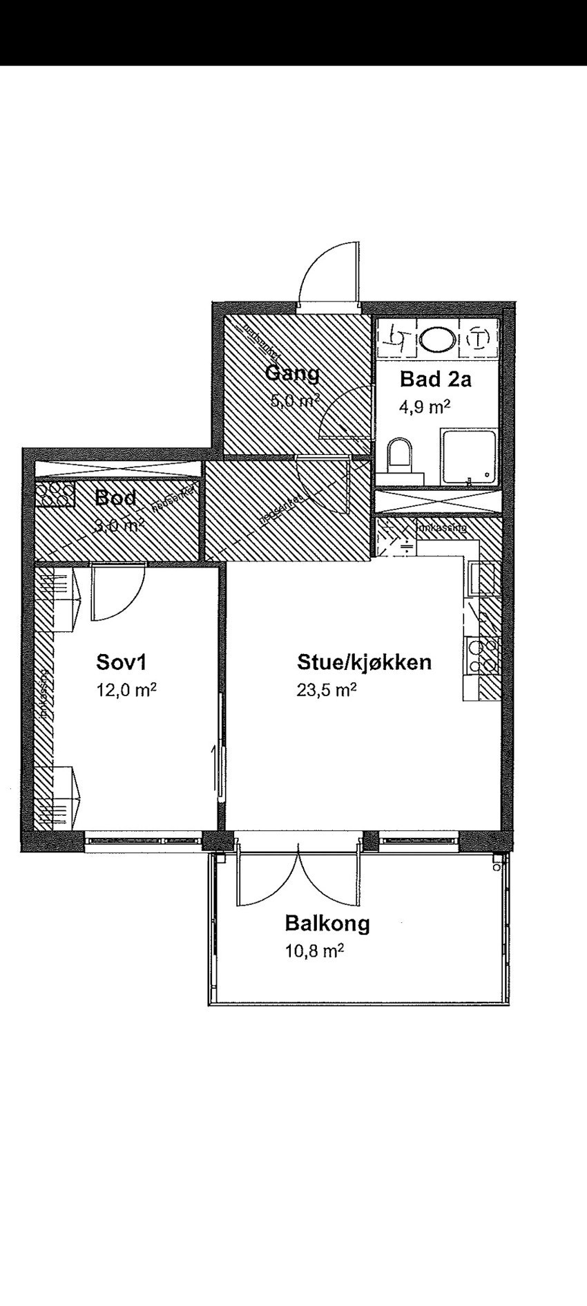 planskisse Midtskogen 2 Galleribilde