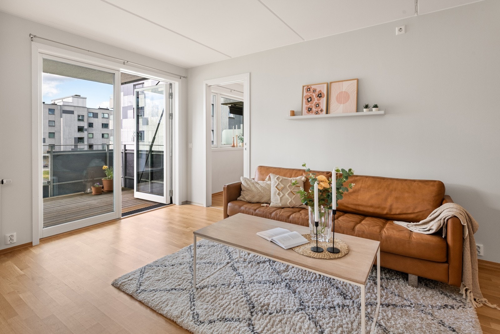 Lys og hyggelig stue Galleribilde