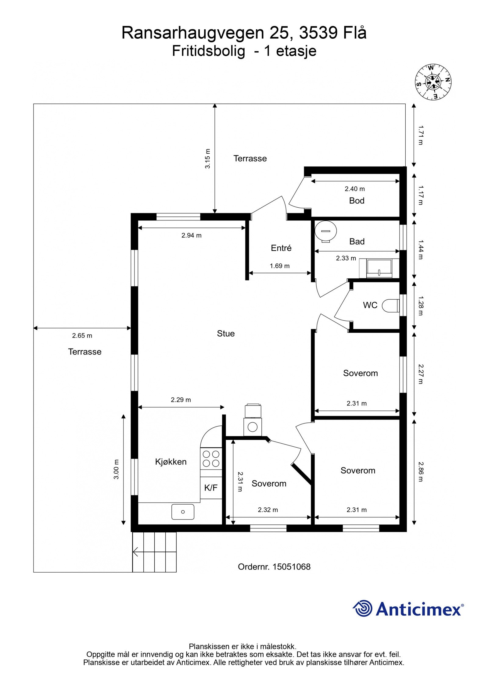 Plantegning Galleribilde