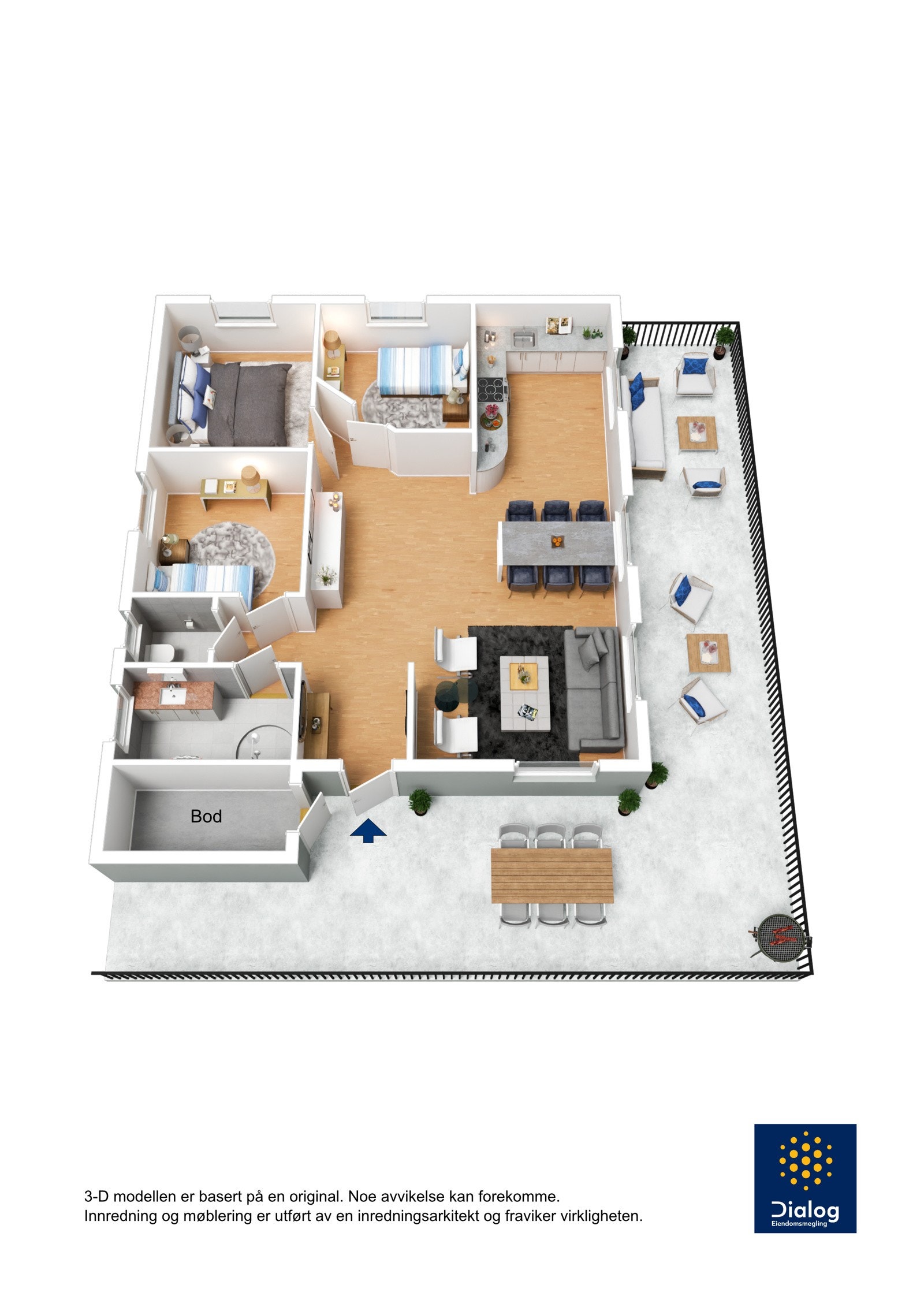 Plantegning Galleribilde