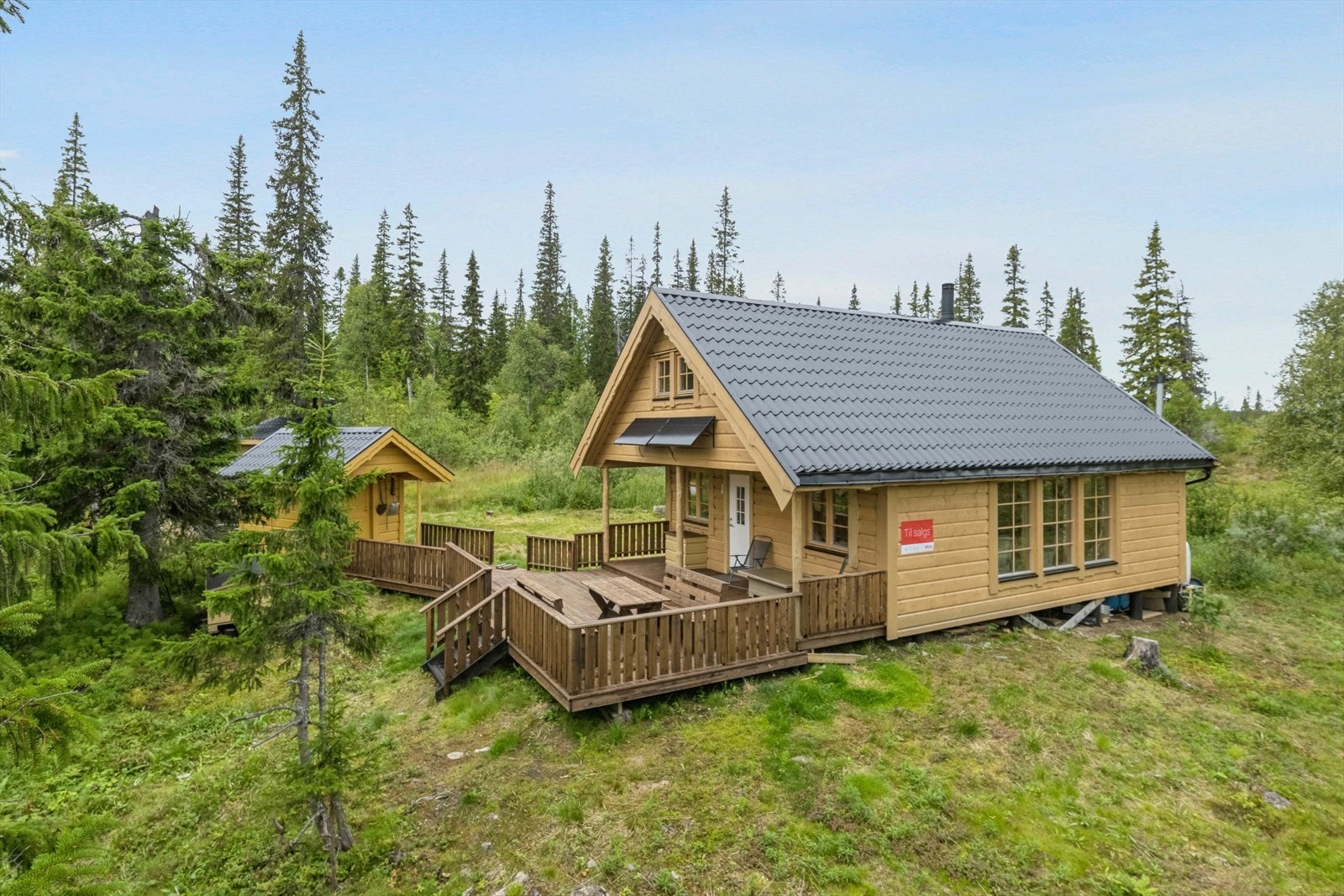 Fritidsboligen er oppbygget i sin helhet i perioden 2020 til 2023. Se eget løypekart for scooterløyper! Galleribilde