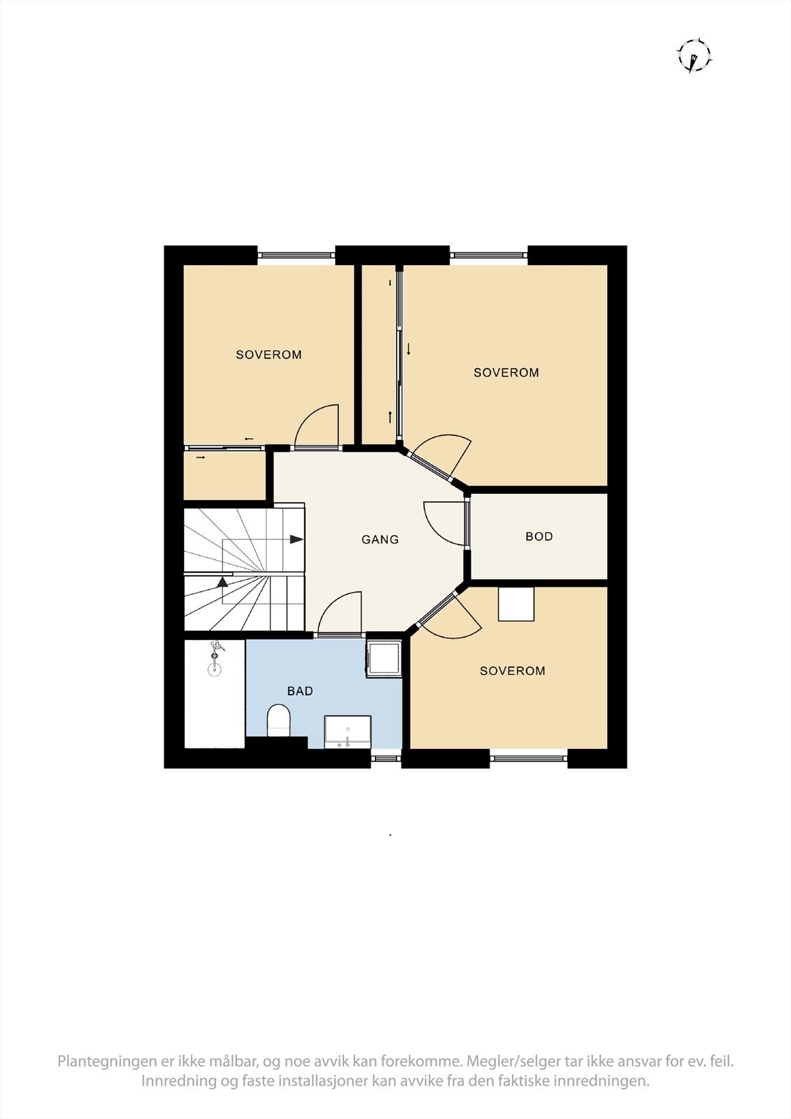 Plantegning 2. etasje. Galleribilde