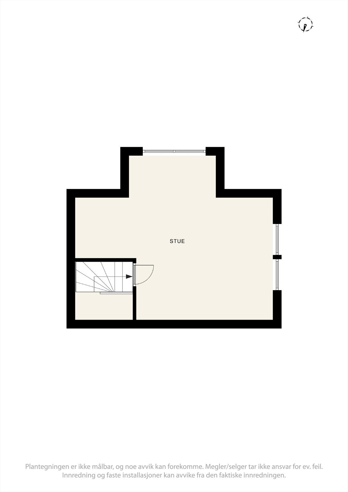 Plantegning loft. Galleribilde