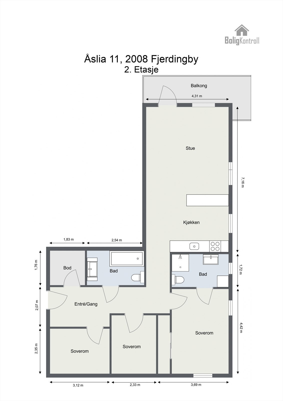 Plantegning Galleribilde