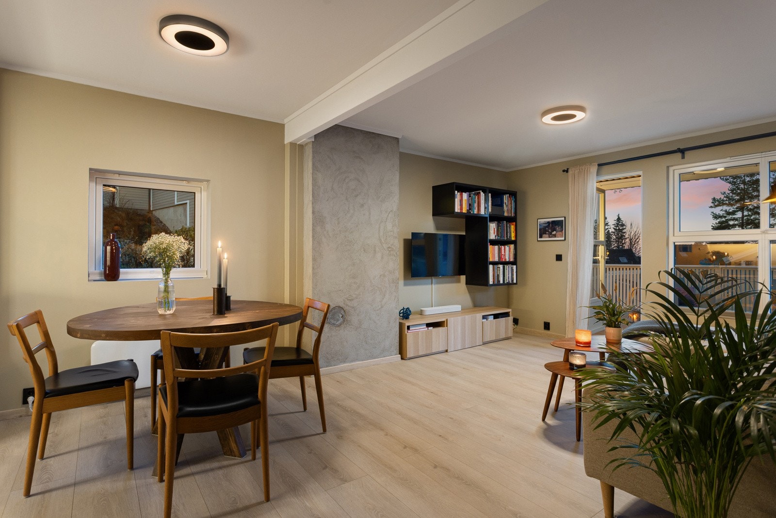 Lun kveldsstemning Galleribilde