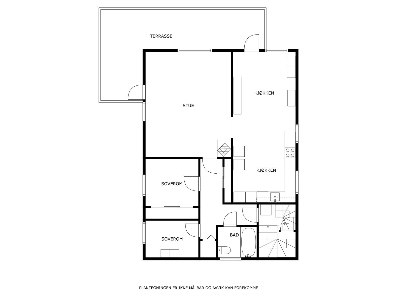 Plantegning 2. etasje Galleribilde