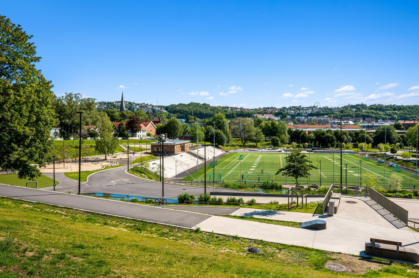 Nærmiljø. Jordal Parken. Galleribilde